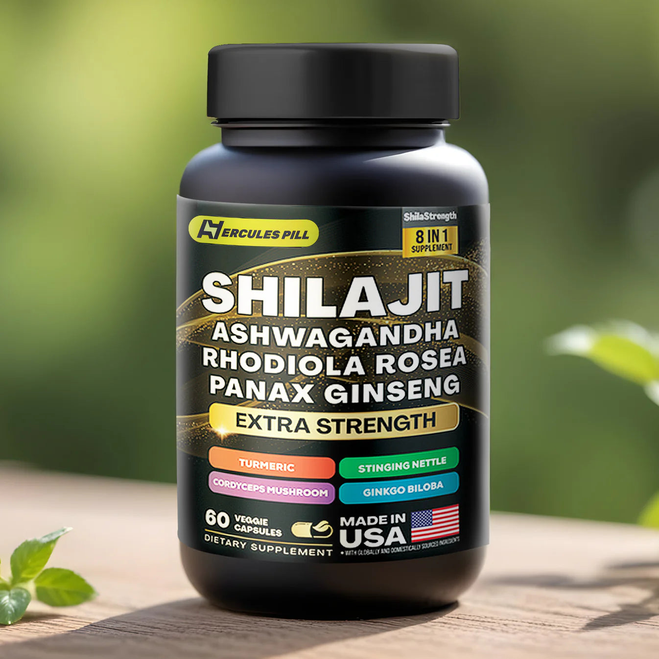 Dynamic Vitality Boost Duo: Sea Moss & Shilajit | 60 Capsules each